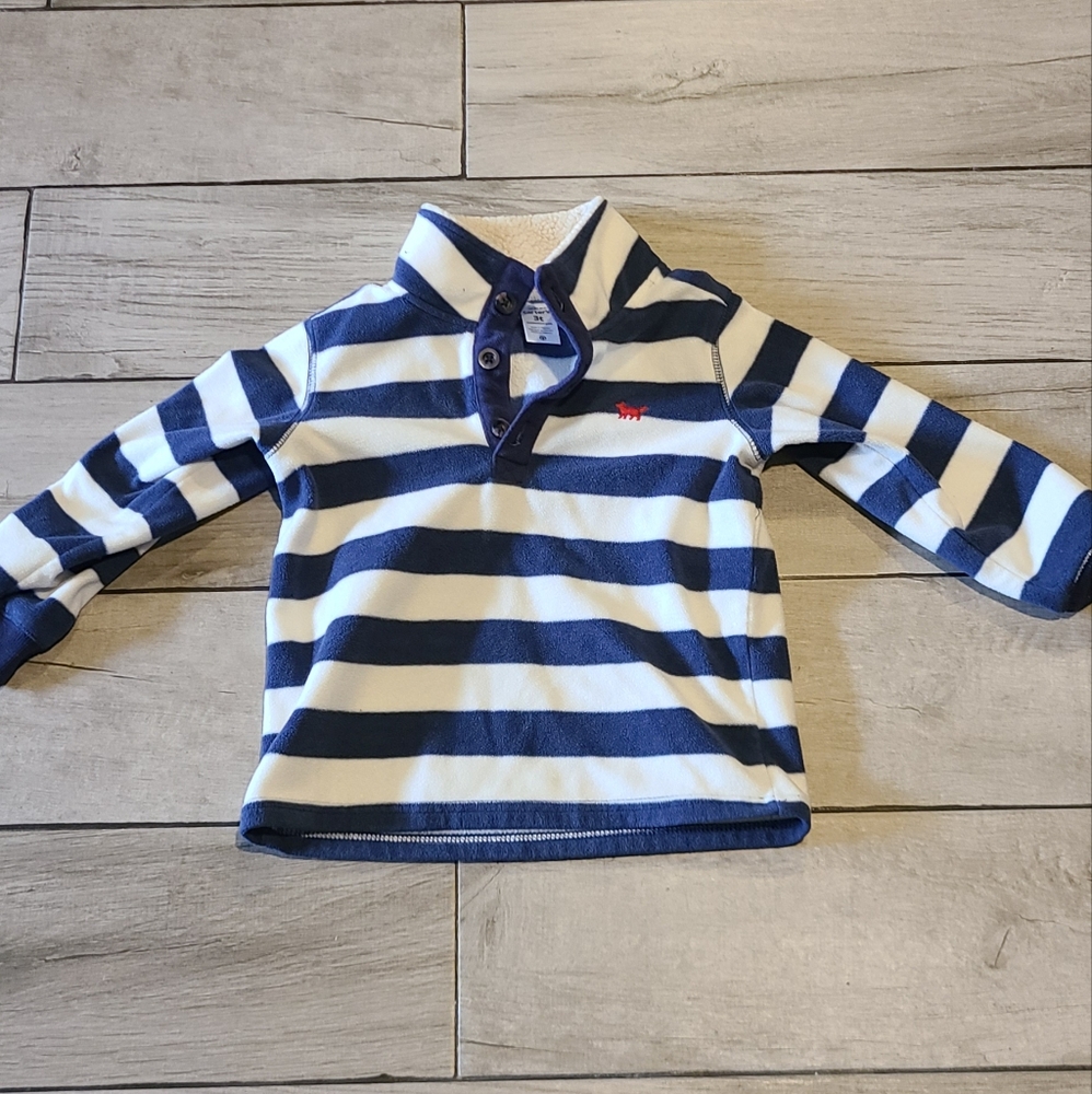 🍦Carter striped fleece pullover🧋
